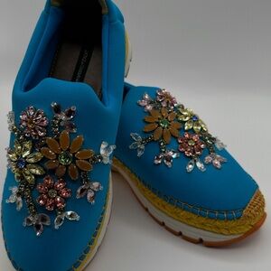 dolce gabbana sneakers women size 7 AUTHENTIC 100%